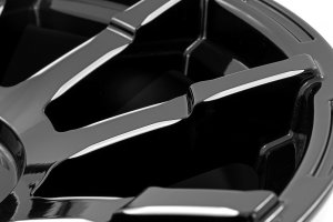 Wheel - Rough Country - 83 Series, 10-Spoke - Gloss Black